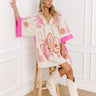Sweet Duet Embroidered Babydoll Dress in Pink Image - 1