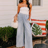 The Channing High Waist Chambray Wide Leg Pants Image - 1