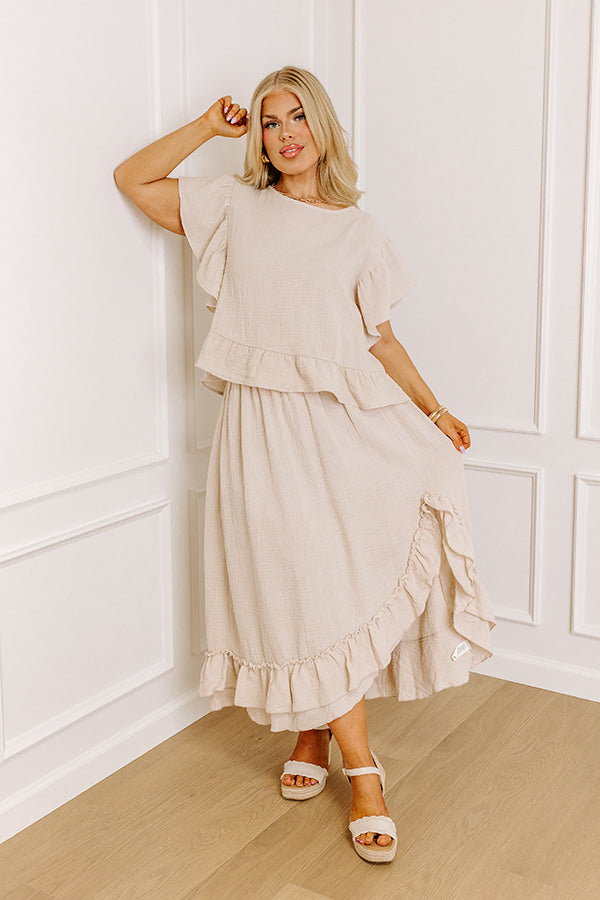 Happy Vacay Shift Top Curves Image - 4