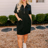 Casual Outing Mini Dress in Black Curves Image - 1