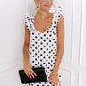 Spot On Ruffle Mini Dress Image - 1
