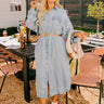 Street Chic Chambray Maxi Dress Curves Image - 1