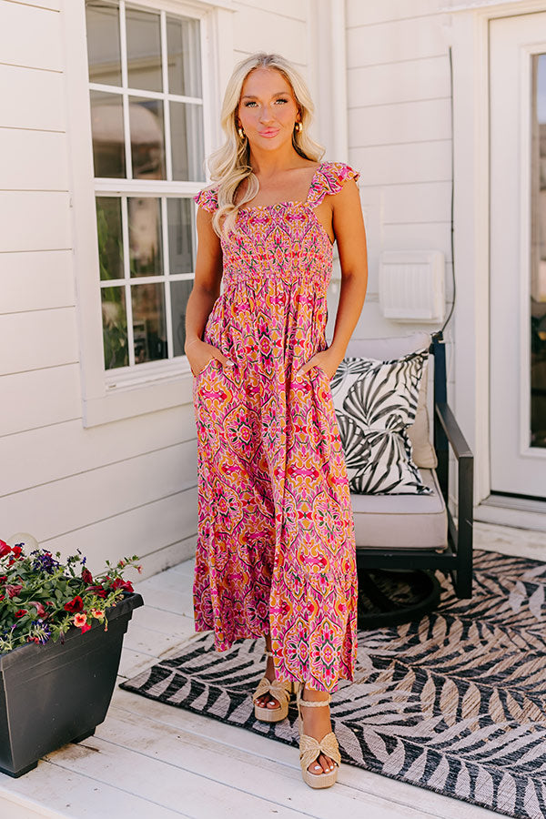 Savannah Estate Smocked Maxi Dress Image - 2