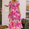 On Tropic Time Maxi Dress in Hot Pink Image - 1
