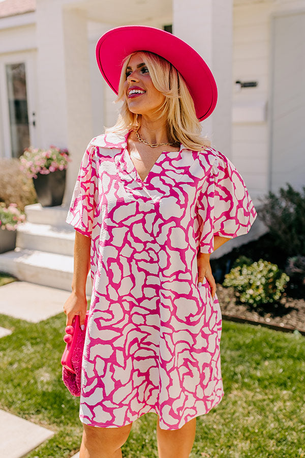 Summer Splash Shift Dress Curves Image - 2