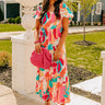 Tropical Getaway Floral Maxi Dress Image - 1