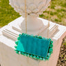  turquoise Cava Acrylic Clutch in Turquoise 