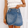 The Kiersten High Waist Wrap Mini Skirt Image - 1
