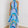 Ocean Oasis Tiered Maxi Dress Image - 1