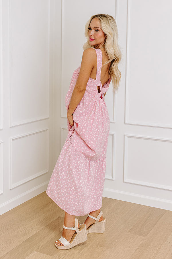 Casual Convo Floral Maxi Dress in Pink Image - 2