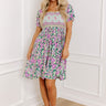 Fan Fav Smocked Floral Mini Dress in Lush Meadow Image - 1