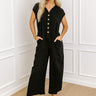 Coastal Travels Jumpsuit in Black Image - 1