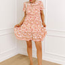 Sunday Strolls Floral Mini Dress in Peach Image - 1