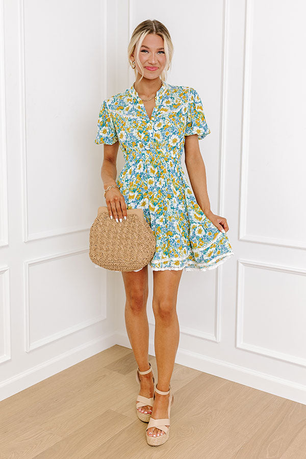 Nashville Brunch Floral Mini Dress Image - 2