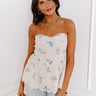 Nashville Brunch Eyelet Top in Blue Image - 1