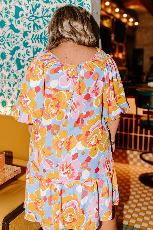 Antigua Girls Trip Floral Shift Dress Curves Image - 5