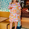 Antigua Girls Trip Floral Shift Dress Curves Image - 1