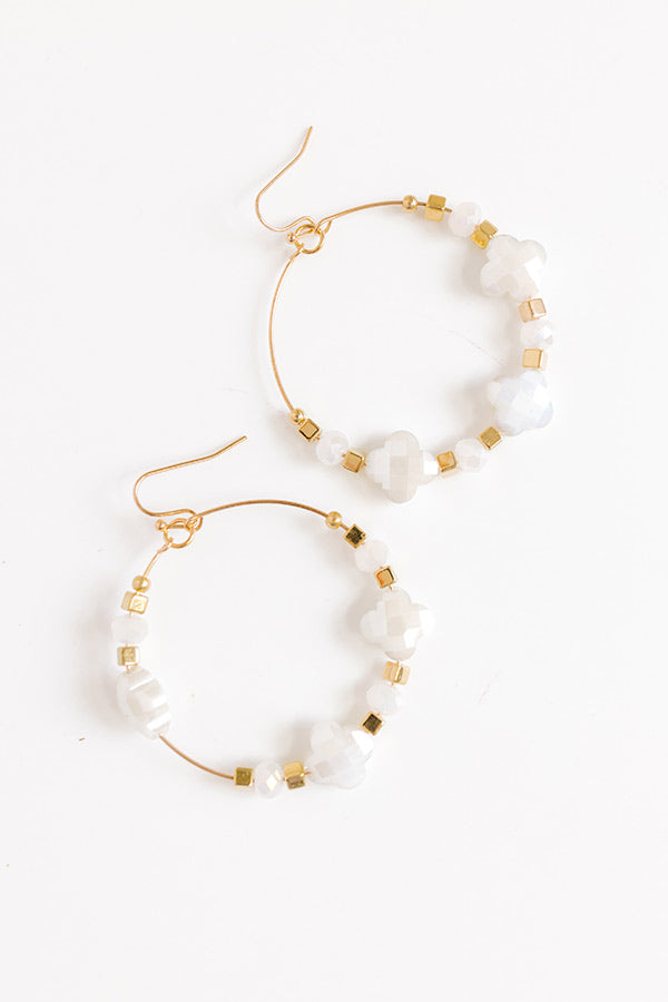 Deeply In Love Earrings in White
