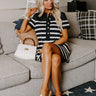 Polo and Prosecco Stripe Mini Dress Image - 1