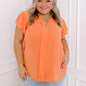 Touring San Fran Shift Top in Orange Curves Image - 1