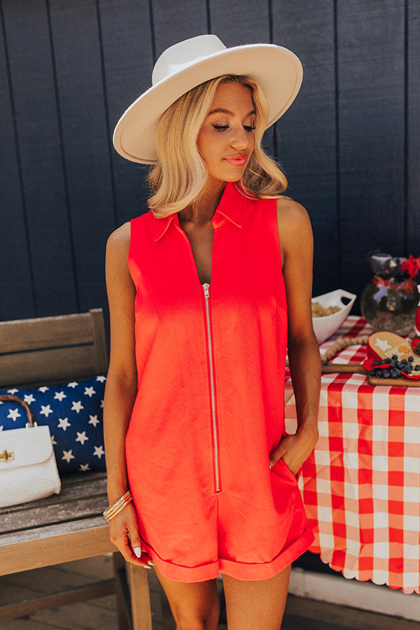 Lake Days Denim Romper Image - 4