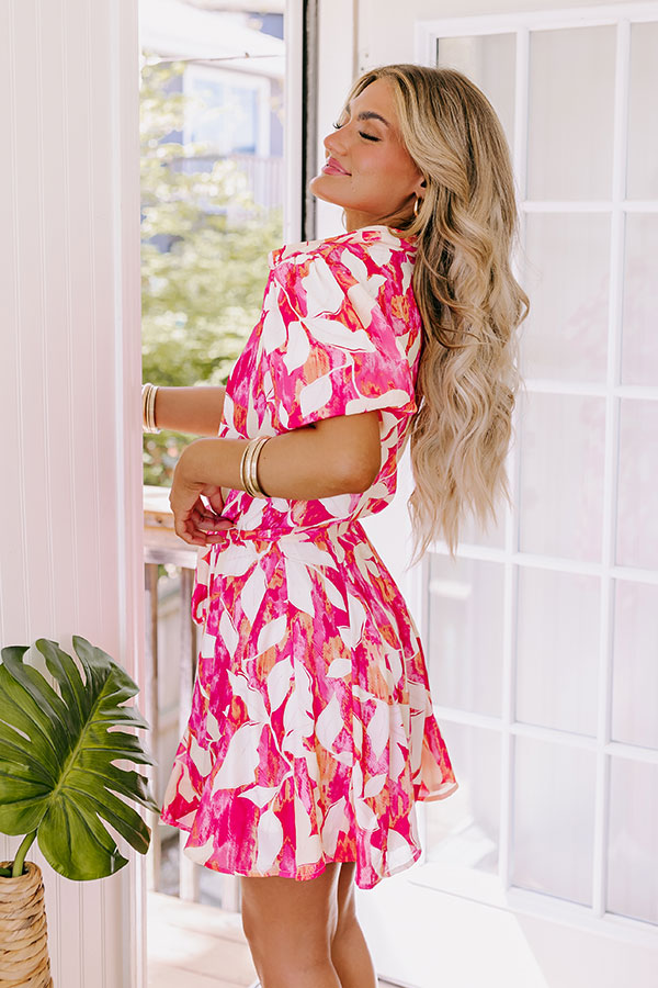 Happy Feelings Button Down Mini Dress Image - 4