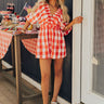 Lakeside Party Gingham Romper Image - 1