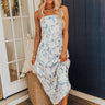 Tea Party Perfection Linen-Blend Maxi Dress Image - 1