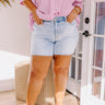 Judy Blue Nova High Waist Shorts Curves Image - 1