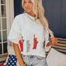 Lady Liberty Sequin Tee Image - 1