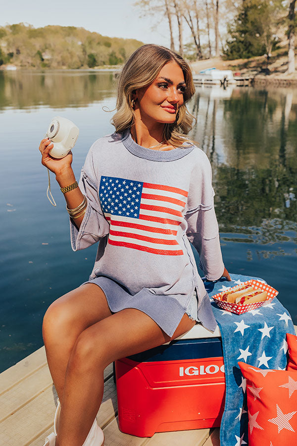 American Dream Vintage Wash Sweatshirt Image - 1