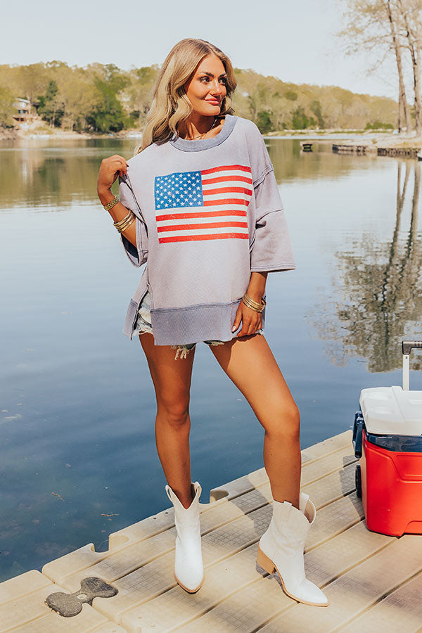 American Dream Vintage Wash Sweatshirt Image - 2