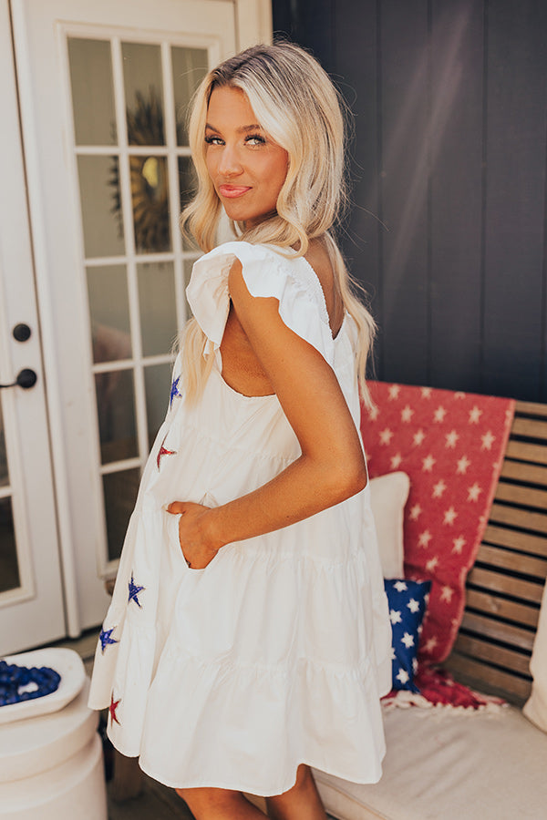 Stars and Smiles Sequin Mini Dress Image - 3