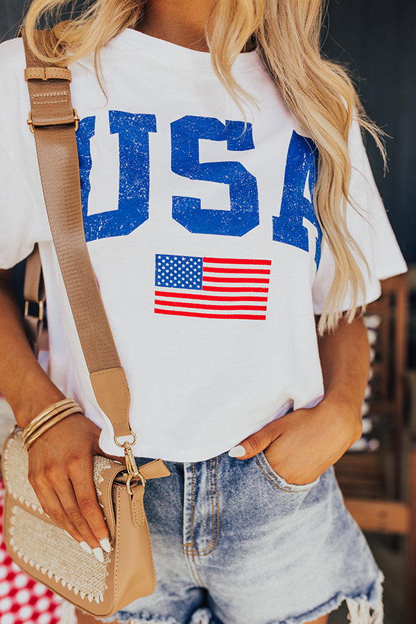 USA Pride Graphic Tee Image - 3