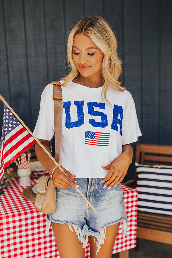 USA Pride Graphic Tee Image - 1