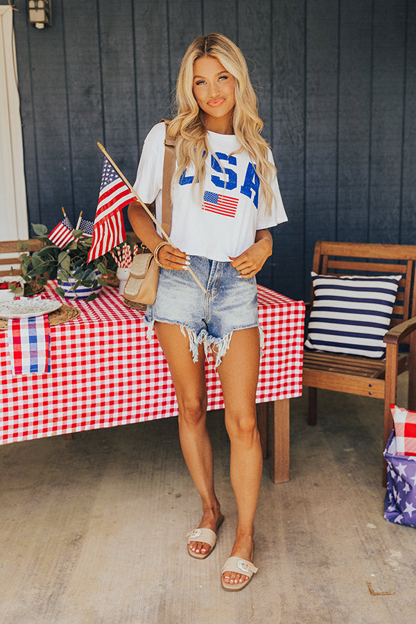 USA Pride Graphic Tee Image - 2