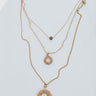 Sunburst Layered Necklace Image - 1