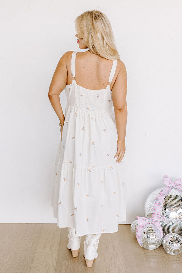 Southern Sunsets Embroidered Midi Curves Image - 4