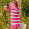 Country Club Ready Knit Dress in Pink Image - 1