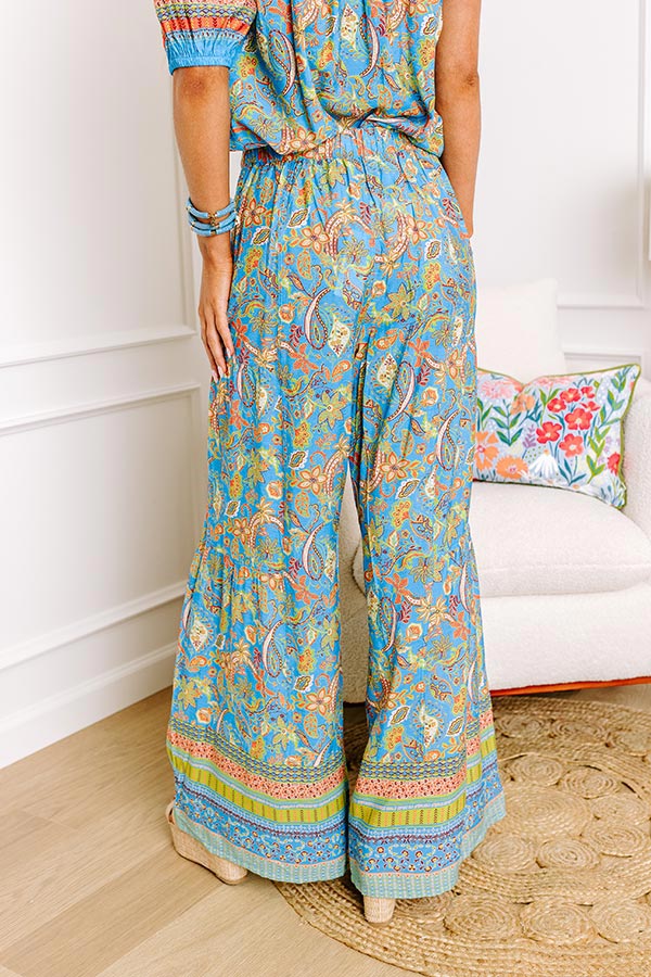 Feeling Boho High Waist Floral Pants Image - 4
