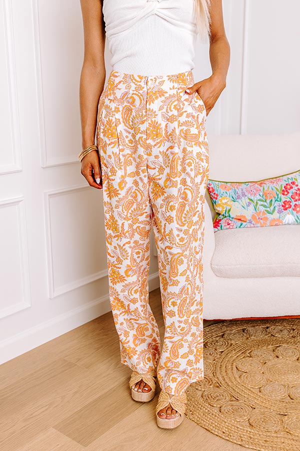 Bohemian Babe High Waist Linen-Blend Pants Image - 3