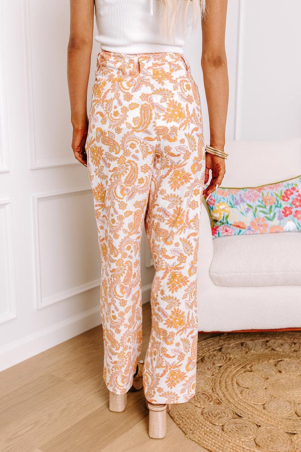 Bohemian Babe High Waist Linen-Blend Pants Image - 5