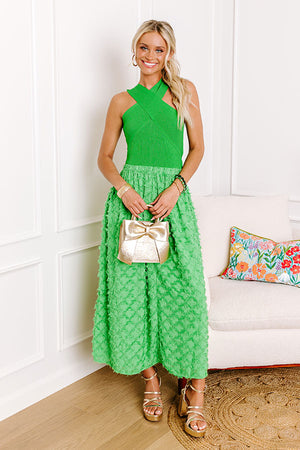Luxe Lifestyle Midi in Kelly Green
