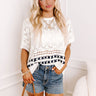 Charleston Charm Pointelle Knit Top Image - 1