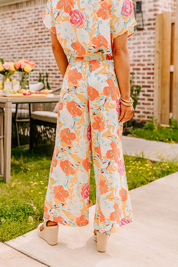 Happy Blooms High Waist Pants Image - 3