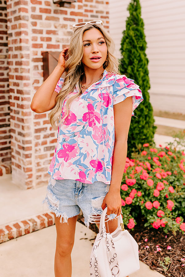Call It Bliss Floral Shift Top