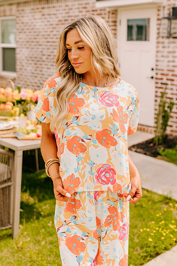 Happy Blooms Shift Top Image - 1