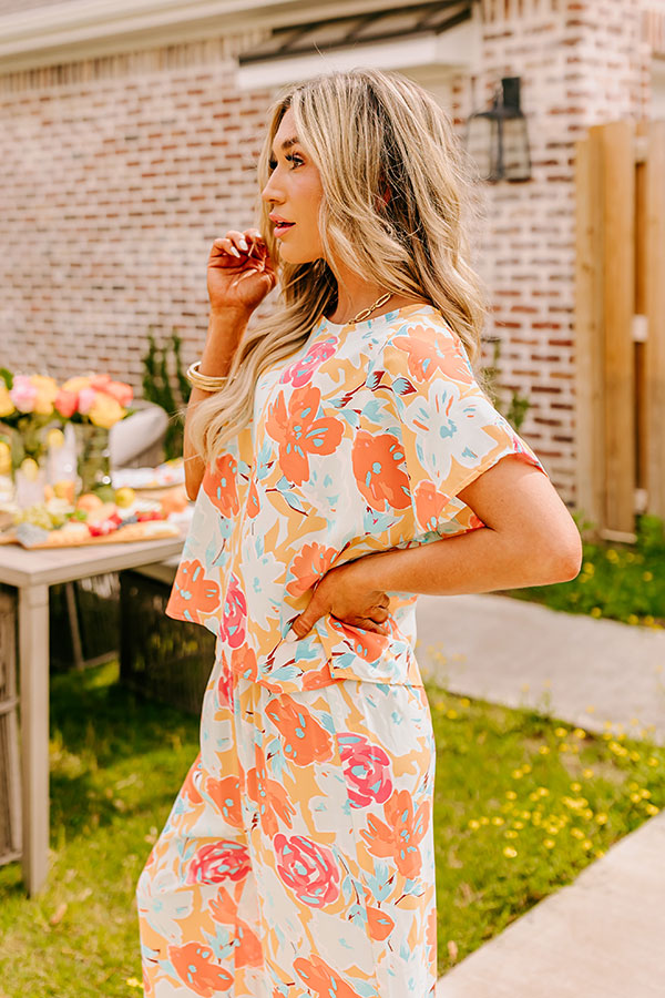 Happy Blooms Shift Top Image - 3