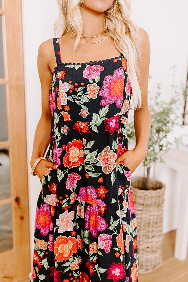 Last Tango Bright Floral Maxi Dress