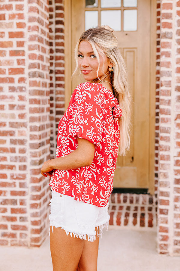 Margaritas On The Patio Shift Top Image - 2